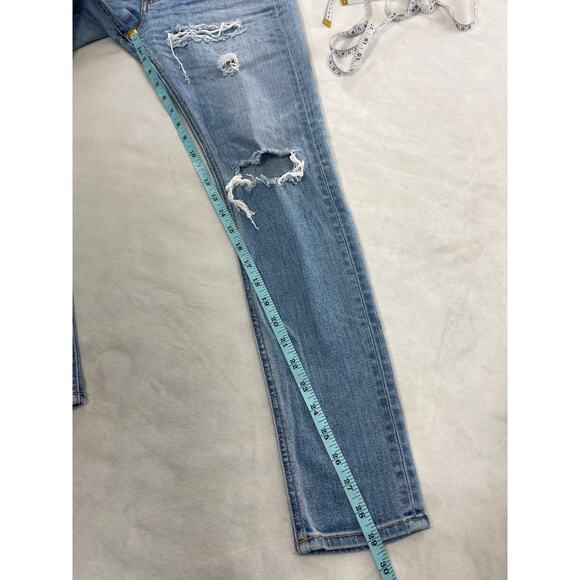 Rag & Bone Denim Distressed Jean Mid Rise Y2K Revival 90s 2000s Designer Kidcore - Picture 7 of 7
